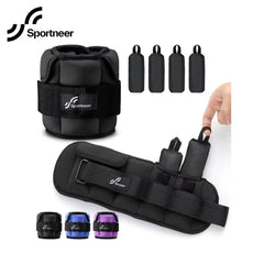 Adjustable Wrist and Ankle Weights for Men & Women - Versatile 1-10 lbs Leg Weights for Enhanced Gym Fitness - Creatique