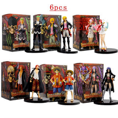 One Piece Figure Theater Edition – Film Red Action Figures: Robin, Zoro, Luffy, Nami, Sanji & Uta Collectible Toy Set - Creatique