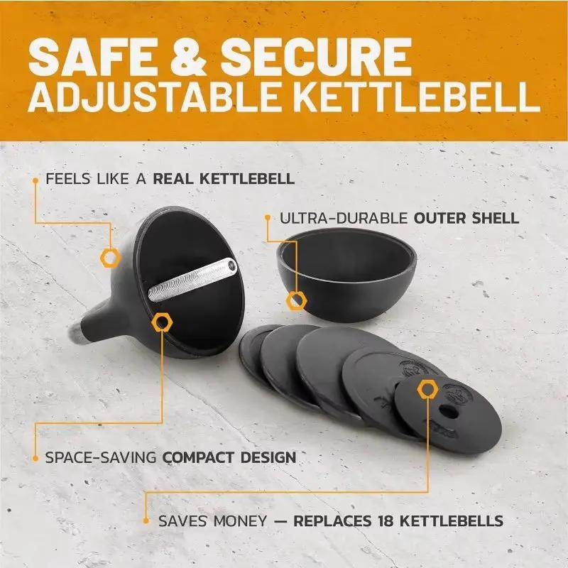 Revolutionize Your Workouts with the Ultimate Adjustable Steel Kettlebell Set for Total Body Transformation! - Creatique