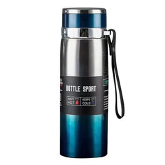 1L Insulated Stainless Steel Water Bottle with Handle - Perfect for Hot & Cold Drinks On-the-Go - Creatique