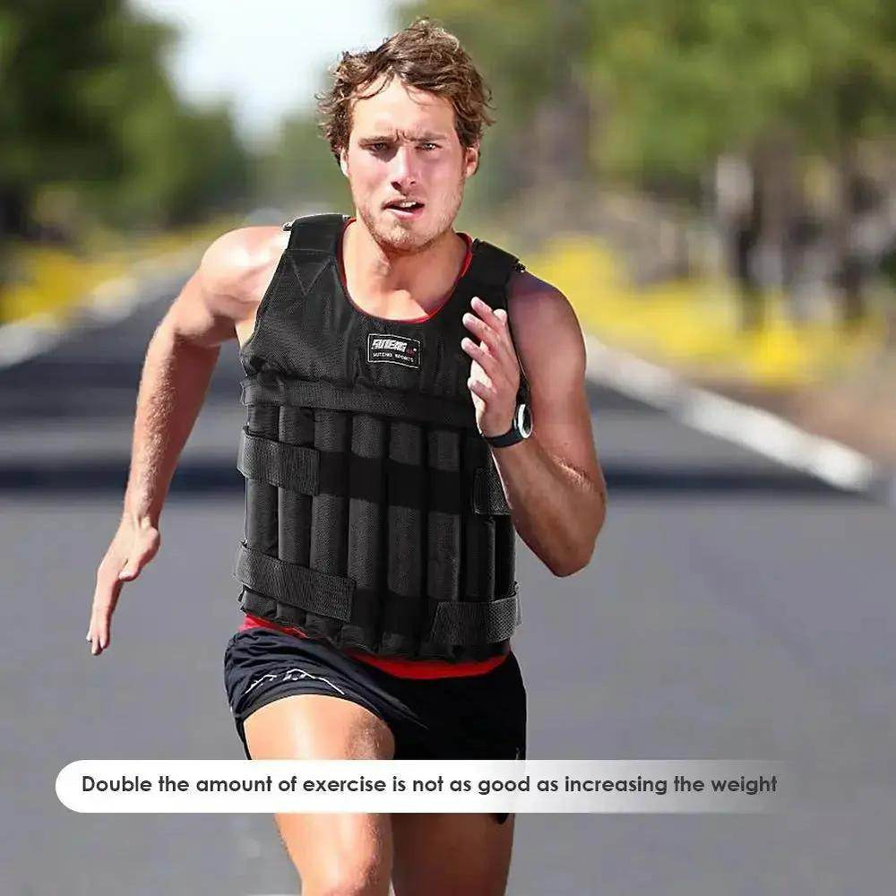 Adjustable Weight Training Vest - 1-50Kg Fitness Jacket for Running & Workout (Emptyjacket) - Creatique
