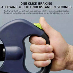 Dual Pet Leash Retractable Reflective Lead 360 Swivel Double Dog Walking Leash - Creatique