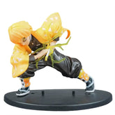 Demon Slayer PVC Action Figures - Tanjirou, Agatsuma, Zenitsu & Kyoujurou Collectible Model Toy Set for Kids & Gifts (14-22cm) - Creatique