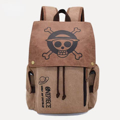 One Piece & Naruto Anime Canvas Backpack - Perfect School Bag for Students & Great Gift Idea! - Creatique