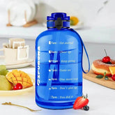 Motivational 3L Water Bottle with Straw & Handle - Leak Proof, BPA Free, Perfect for Active Men & Women - Creatique
