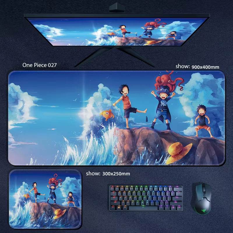 Large One Piece Anime Mousepad – The Ultimate Gaming Mouse Pad for True Fans - Creatique