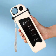 350ml Square Sports Water Bottle - Portable Fitness Cup for Outdoor Adventures - Creatique