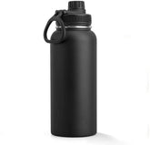 Premium 32 Oz Insulated Stainless Steel Water Bottle - Leakproof Double Wall Vacuum Sport Mug with Wide Mouth Lid - Creatique