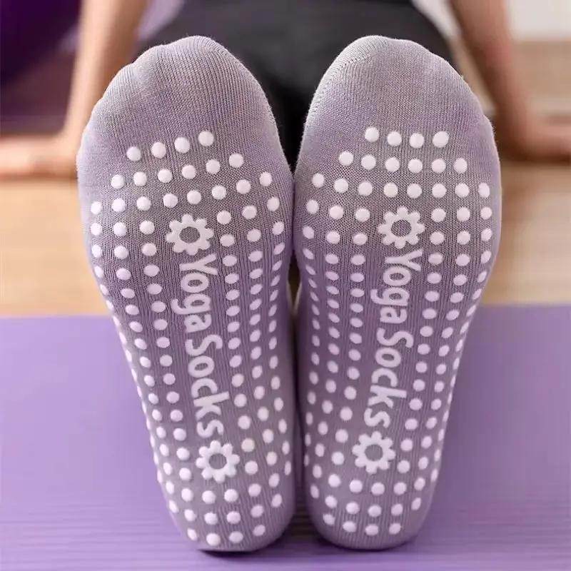 Non-Slip Breathable Yoga Socks for Women - Silicone Bandage Pilates & Dance Fitness Cotton Socks - Creatique