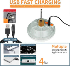 4Pcs Rechargeable Flashlights,Portable Battery Charger Li-On Battery Charger for Headlamps Battery for Camping Hiking Outdoor (Small) - Creatique