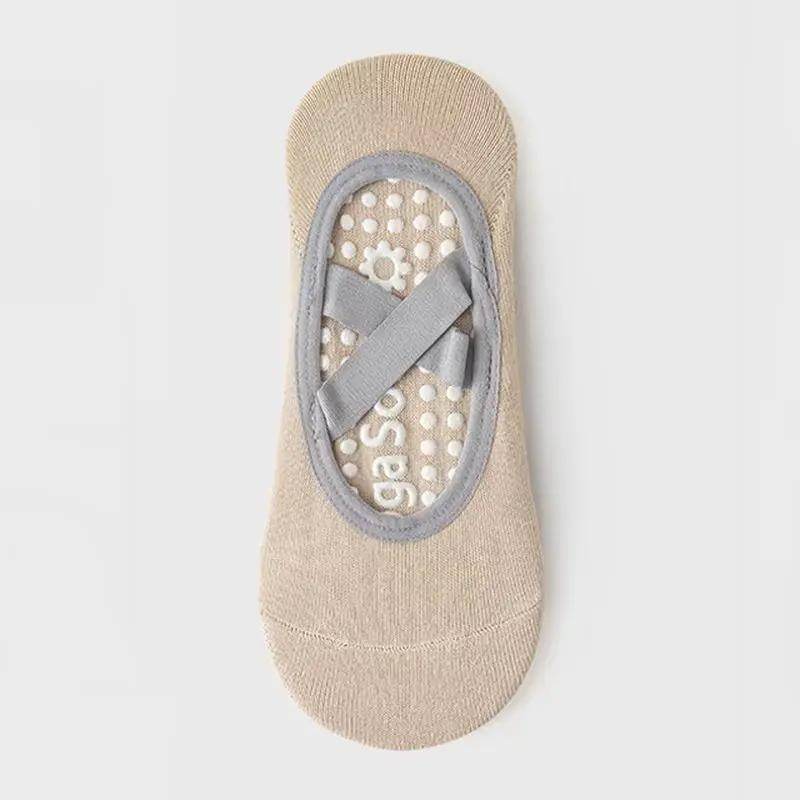 Non-Slip Breathable Yoga Socks for Women - Silicone Bandage Pilates & Dance Fitness Cotton Socks - Creatique