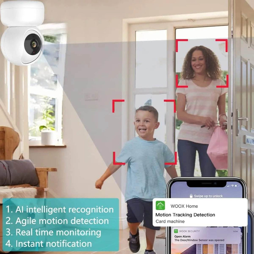Smart Baby & Pet Monitor – 360° Indoor Cam - Creatique