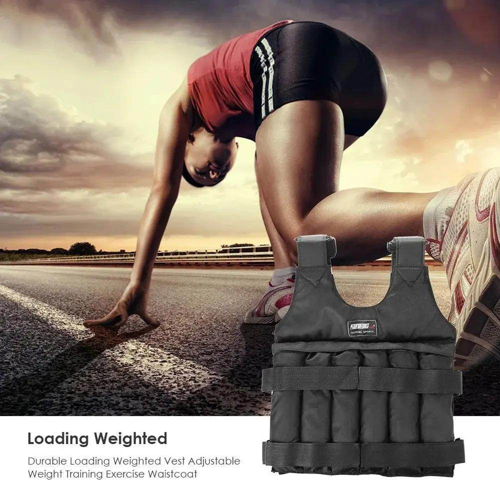 Adjustable Weight Training Vest - 1-50Kg Fitness Jacket for Running & Workout (Emptyjacket) - Creatique