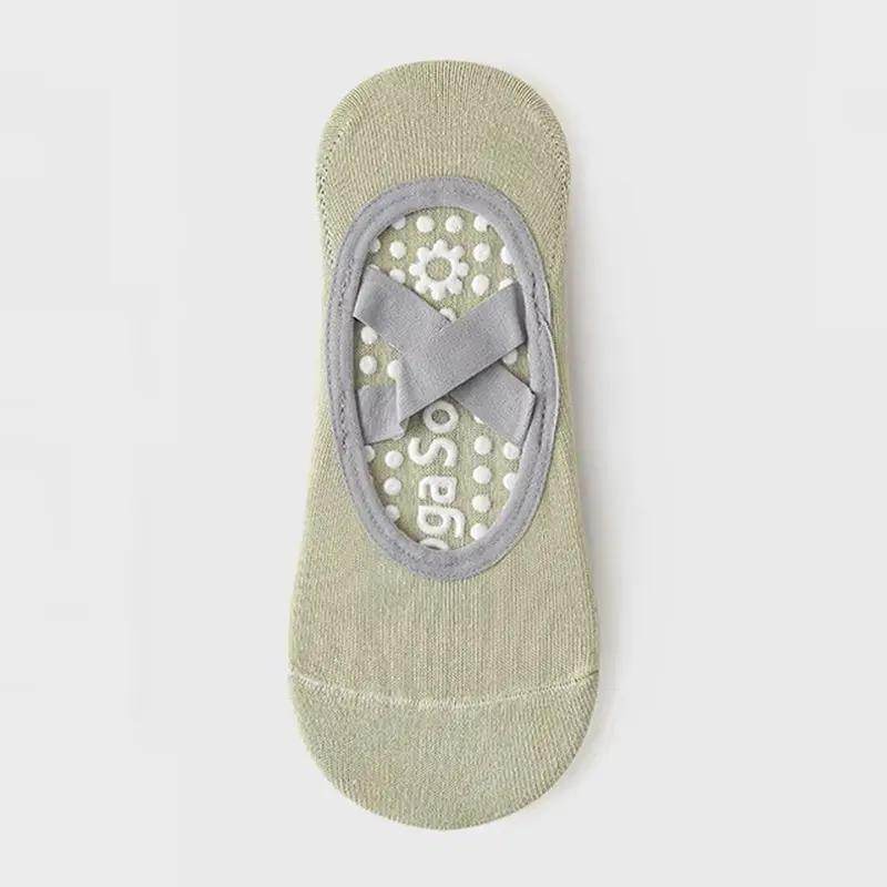 Non-Slip Breathable Yoga Socks for Women - Silicone Bandage Pilates & Dance Fitness Cotton Socks - Creatique