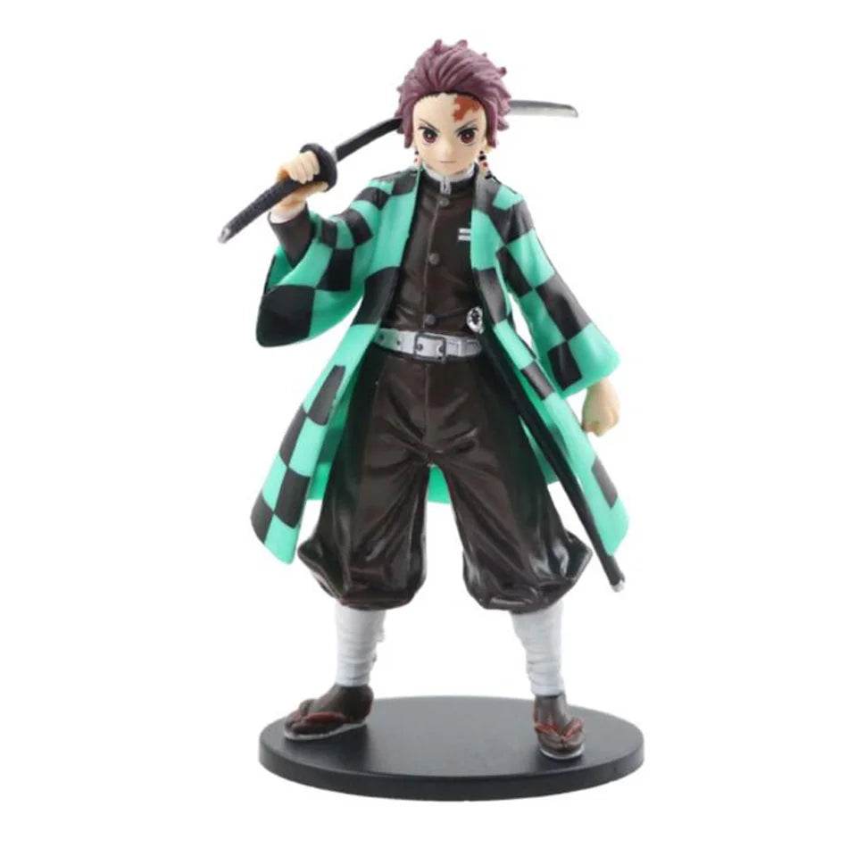 Demon Slayer Kimetsu No Yaiba Action Figures - Kamado Tanjirou, Agatsuma Zenitsu & Nezuko PVC Models - Perfect Collectible Toys! - Creatique