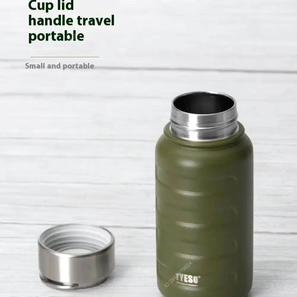 Insulated Double Steel Sports Thermos Mug - Large Capacity Vacuum Flask for Hot & Cold Beverages - Creatique