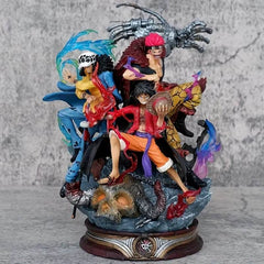 20cm One Piece Supernova Captains Figures - Luffy, Kid & Law Battle of Onigashima Collectible Models & Gift Toys - Creatique