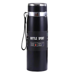 Premium 1000ml Insulated Thermal Water Bottle - Double Wall Vacuum Flask with Handle for Hot & Cold Drinks - Perfect for Outdoor Sports - Creatique