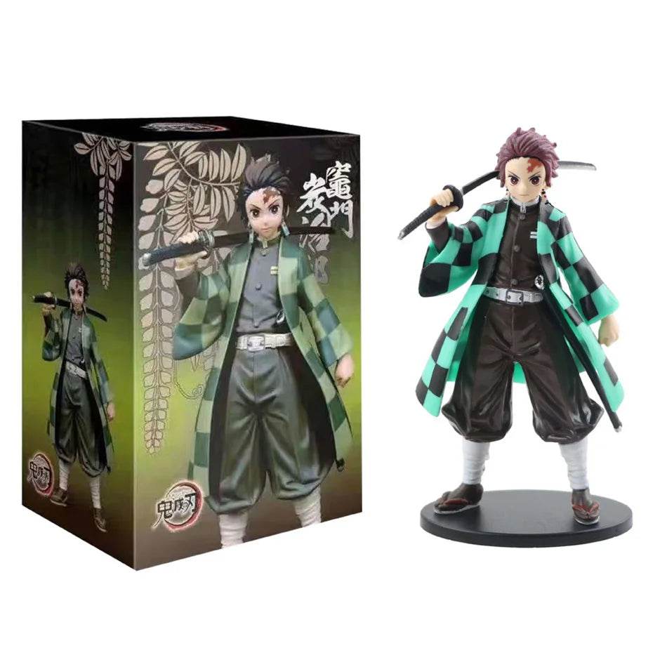 Demon Slayer Kimetsu No Yaiba Action Figures - Kamado Tanjirou, Agatsuma Zenitsu & Nezuko PVC Models - Perfect Collectible Toys! - Creatique