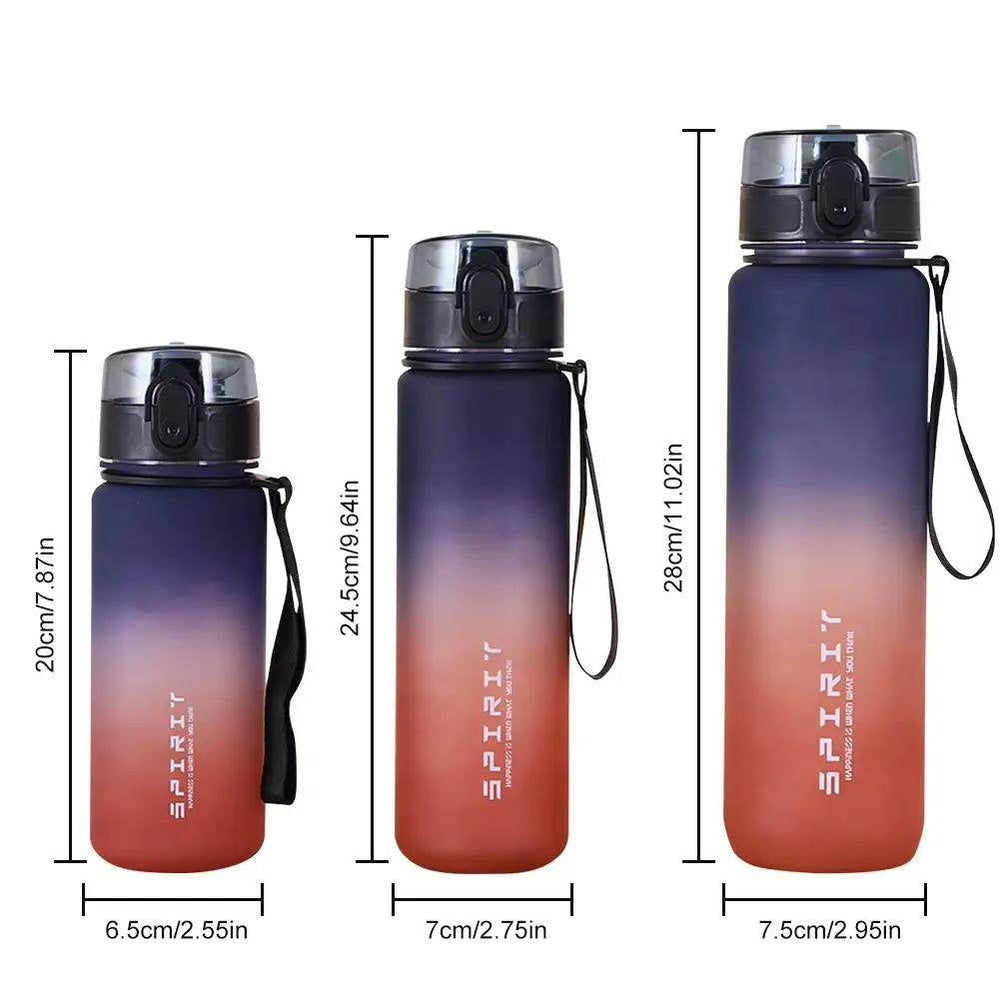 Vibrant Large Capacity Reusable Water Bottles with Handle - Perfect for Fitness, Gym, and Outdoor Adventures! - Creatique