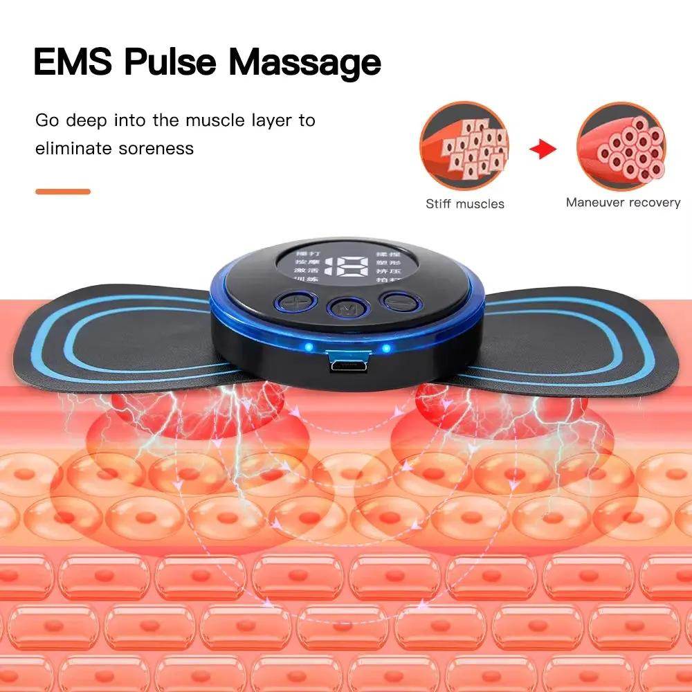 Ultimate Neck Massager - EMS Muscle Stimulator for Pain Relief and Relaxation - Creatique