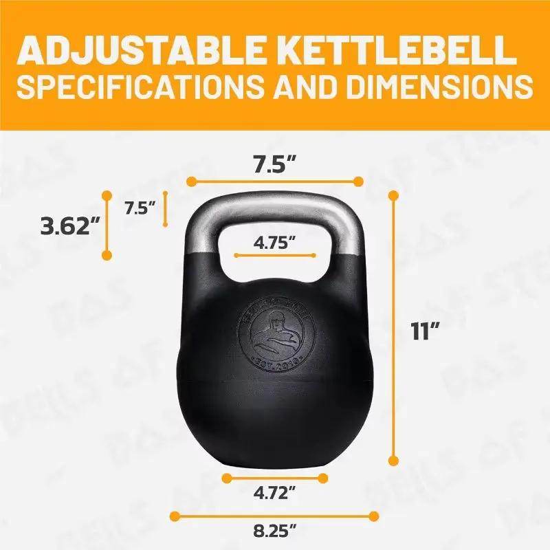 Revolutionize Your Workouts with the Ultimate Adjustable Steel Kettlebell Set for Total Body Transformation! - Creatique