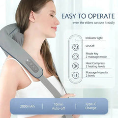ComfortEase Neck Massager with Heat - Creatique