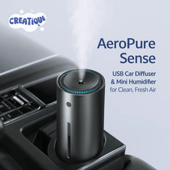 USB Car Diffuser – AeroPure Sense™ Air Freshener & Humidifier - Creatique