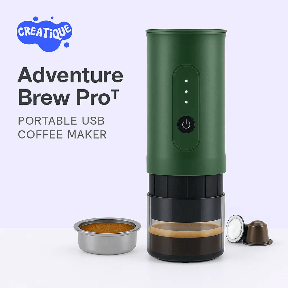 AdventureBrew Pro™ – Portable USB Coffee Maker - Creatique