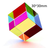 Color Cube Prism 30 50 60 40Mm Crystal Magic Cmy Cube - Creatique