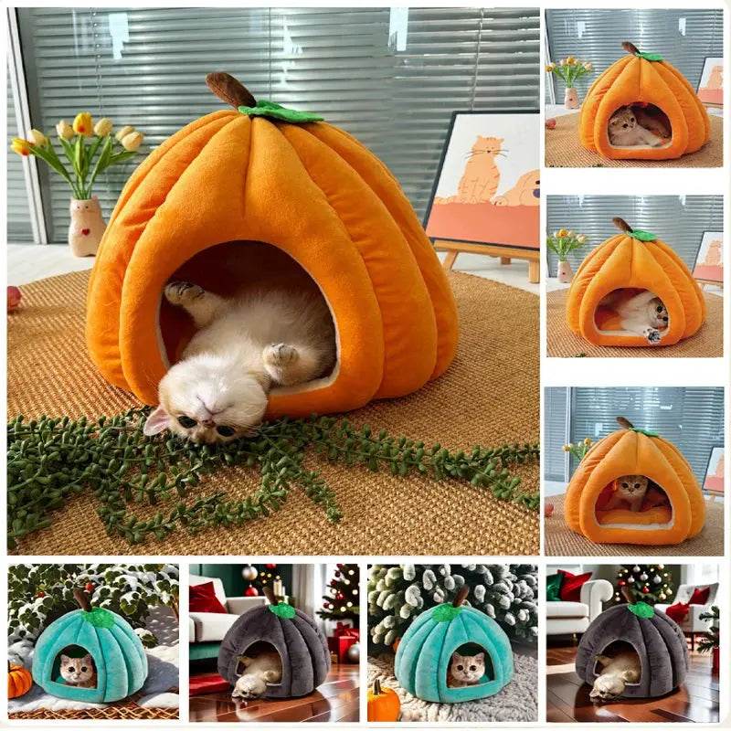 Cozy Pumpkin Pet House - Creatique