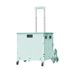 Versatile Folding Picnic & Shopping Cart with Pull Rod - Ideal for Outdoor Adventures and Household Use - Creatique