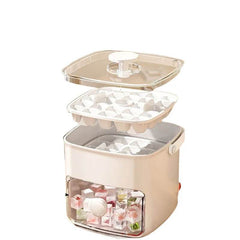 Revolutionary 48-Compartment Salad Storage & Ice Cube Maker - Space-Saving, Food-Grade Plastic Design! - Creatique