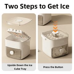 Revolutionary 48-Compartment Salad Storage & Ice Cube Maker - Space-Saving, Food-Grade Plastic Design! - Creatique