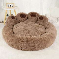 Cozy Bear Paw Pet Bed - Creatique