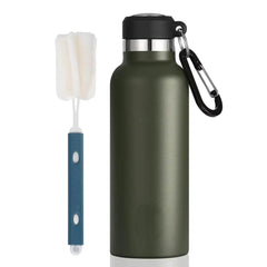 Thermos Stainless Steel Leak-Proof Portable Water Bottle - Mini 500ML/600ML Thermal Flask - Creatique
