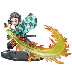 Demon Slayer PVC Action Figures - Tanjirou, Agatsuma, Zenitsu & Kyoujurou Collectible Model Toy Set for Kids & Gifts (14-22cm) - Creatique