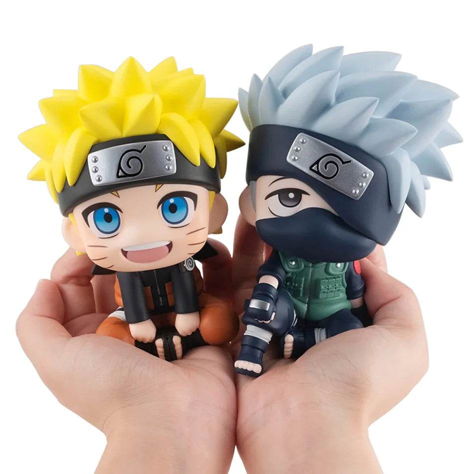 9cm Kawaii Naruto Anime Figure Set - Kakashi, Sasuke & Itachi Action Figures for Collectors and Car Décor - Creatique