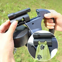 Dual Pet Leash Retractable Reflective Lead 360 Swivel Double Dog Walking Leash - Creatique