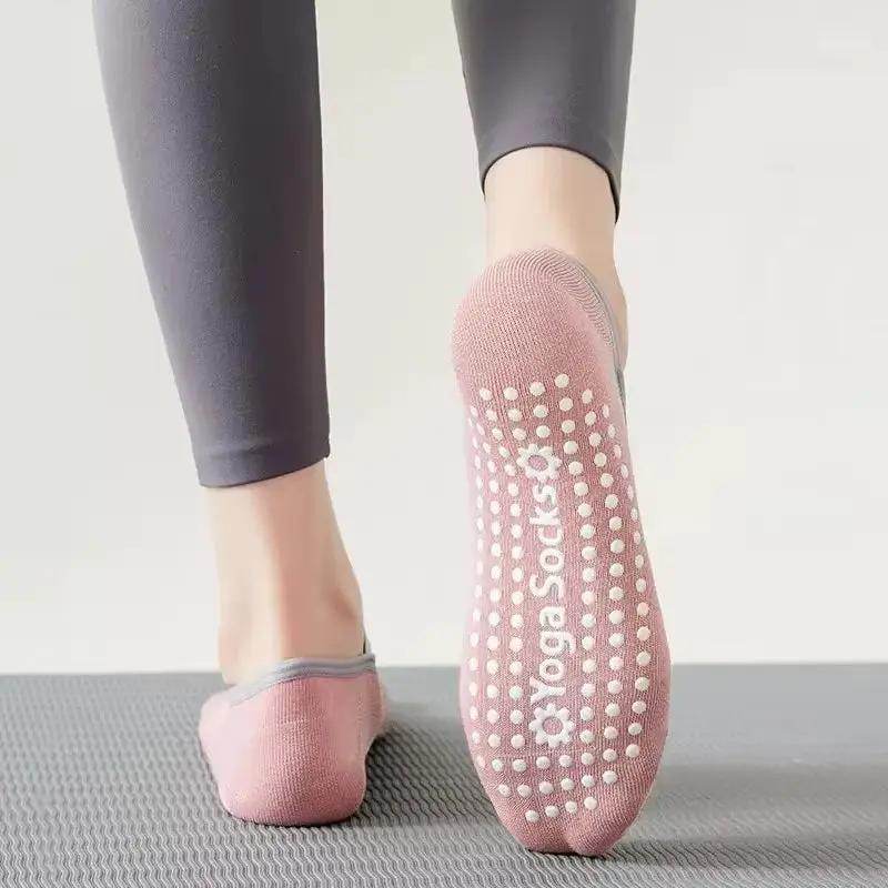 Non-Slip Breathable Yoga Socks for Women - Silicone Bandage Pilates & Dance Fitness Cotton Socks - Creatique