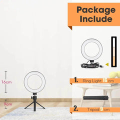 Ultimate Tripod with LED Ring Light for Stunning Selfies & Professional Photography – Perfect for YouTube Live Streaming! - Creatique