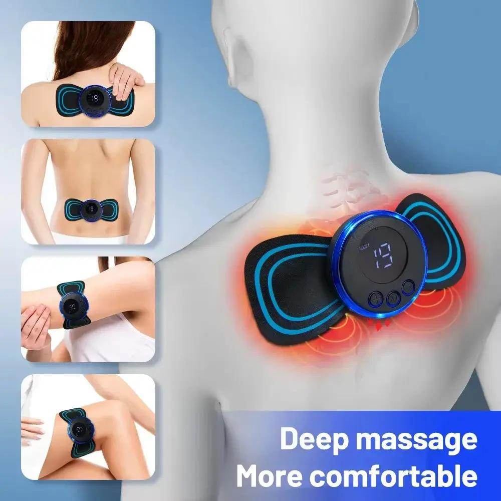 Ultimate Neck Massager - EMS Muscle Stimulator for Pain Relief and Relaxation - Creatique