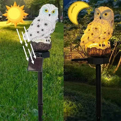 Solar Lamp Owl Animal Solar Garden Lights Solar Powered Solar Led Light Outdoor Garden Decoration Lamp Waterproof Solar Lights - Creatique