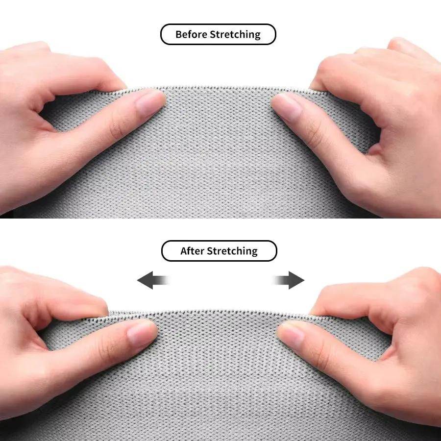 Ultimate Glute & Thigh Resistance Bands - Fabric Booty Bands for Effective Squats, Stretching & Yoga Workouts! - Creatique