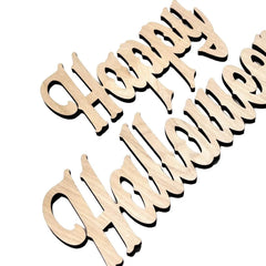 Happy Halloween Birch Wood Sign - Creatique