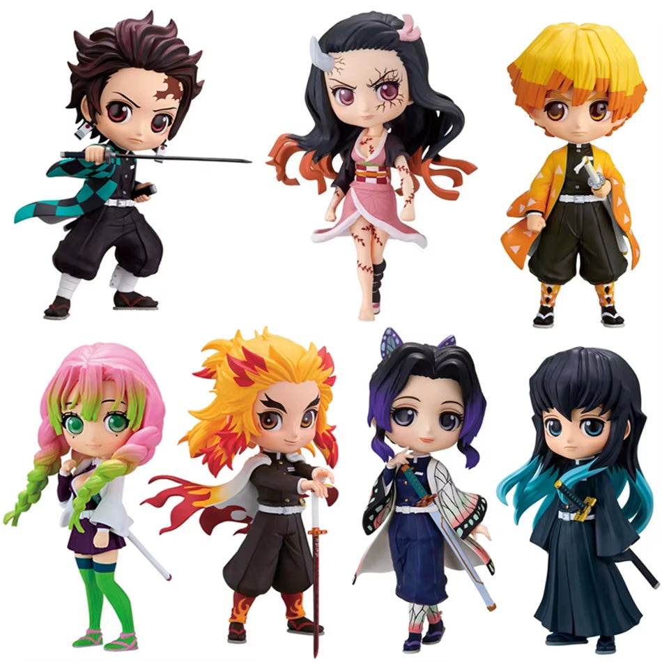 Q-Version Ghost Slayer Ganlu Temple Glass PVC Model - Handmade Anime Desktop Decoration - Creatique