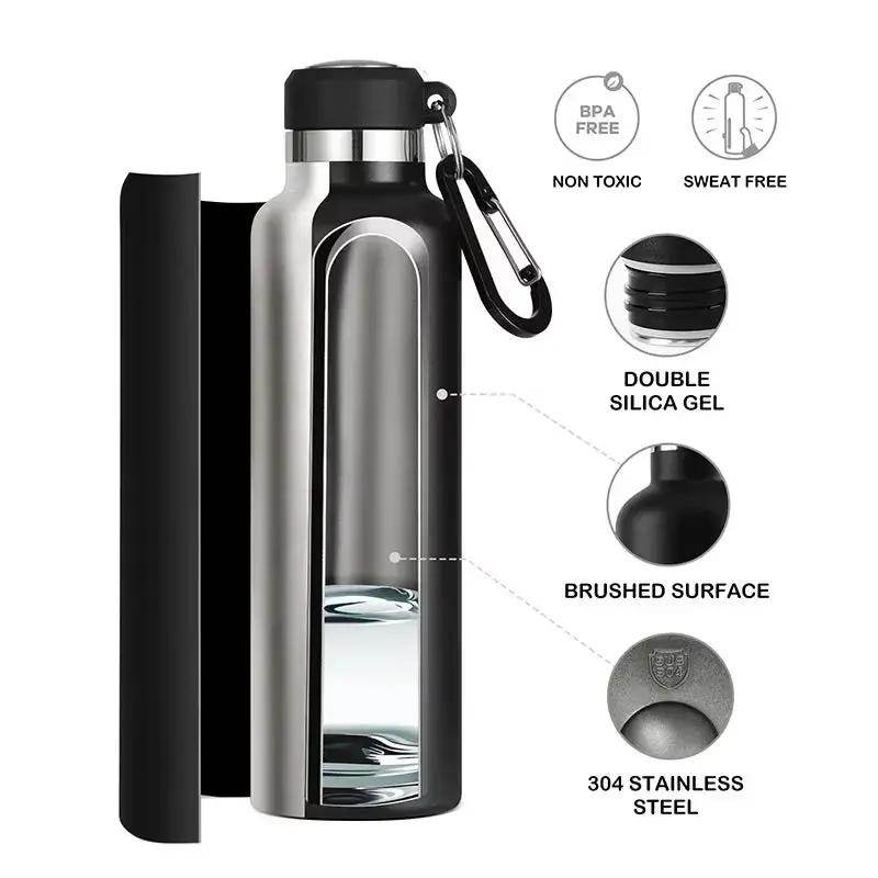 Thermos Stainless Steel Leak-Proof Portable Water Bottle - Mini 500ML/600ML Thermal Flask - Creatique