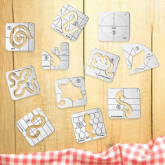 Free Motion Quilting Templates – 11Pcs Sampler Set - Creatique