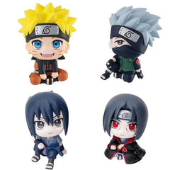 9cm Kawaii Naruto Anime Figure Set - Kakashi, Sasuke & Itachi Action Figures for Collectors and Car Décor - Creatique