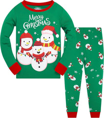 Little Boys & Girls Christmas Pajamas Sets for Toddler – 100% Cotton Dinosaur & Starry Sleepwear - Creatique